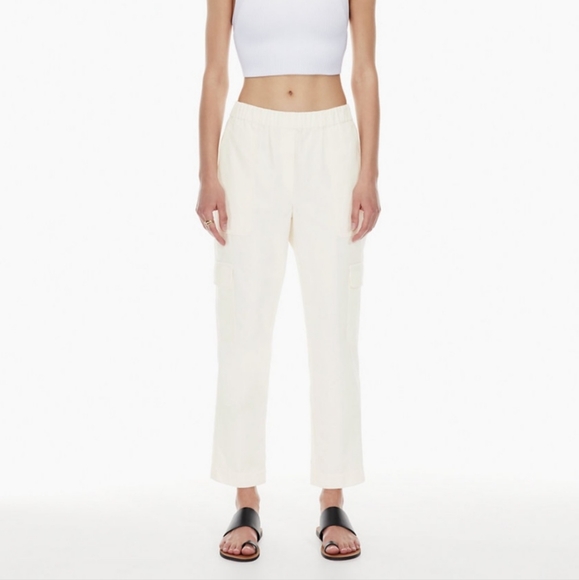 The Group Babaton Cotton Silk Cargo Pant Size 0 - Picture 2 of 11